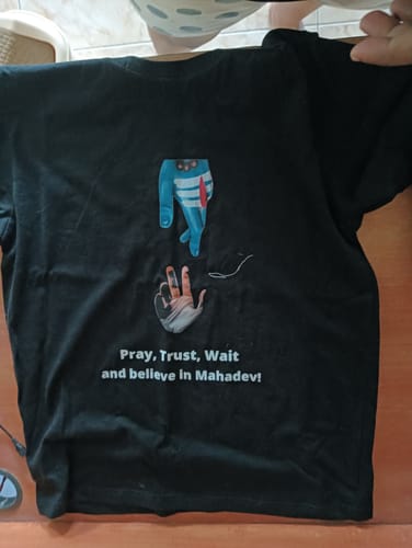 Customer photo review of BELIEVE IN MAHADEV