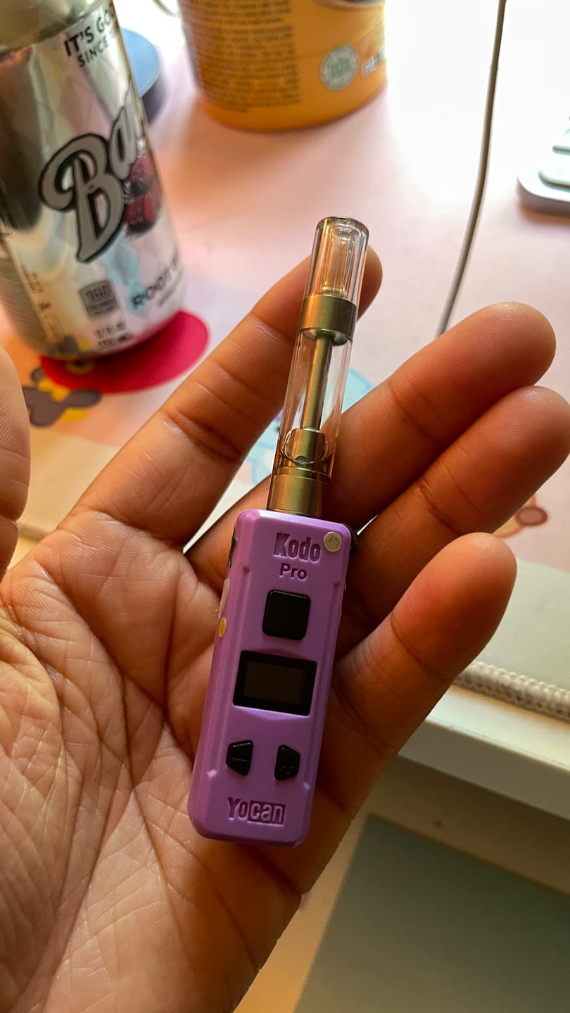 Customer photo review of Baked 1 Gram HHC Cartridge