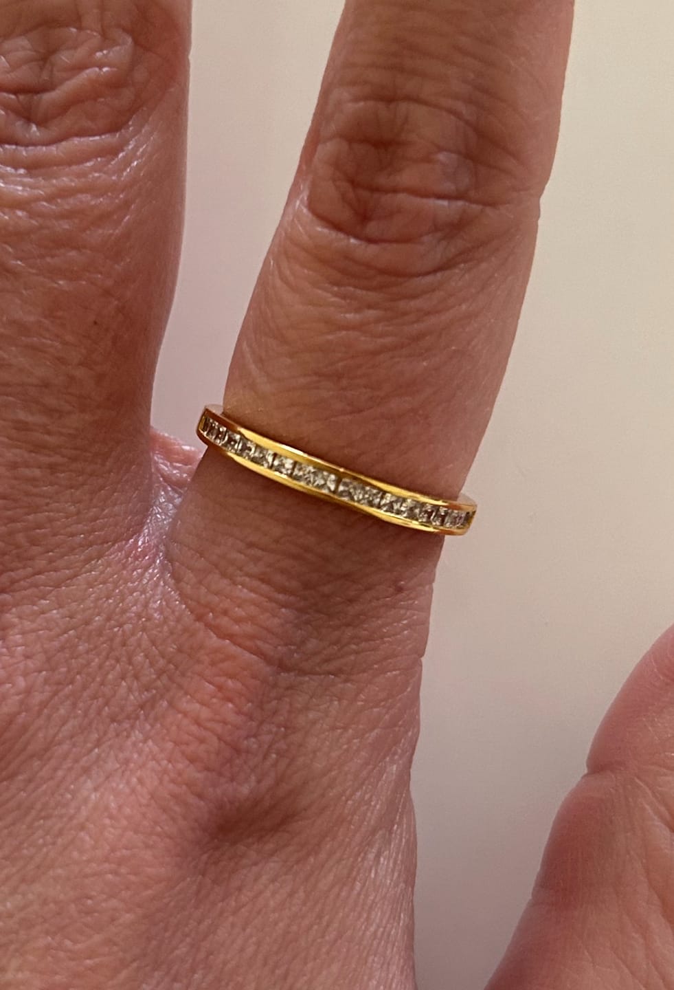 Customer photo review of Anillo Zafiros