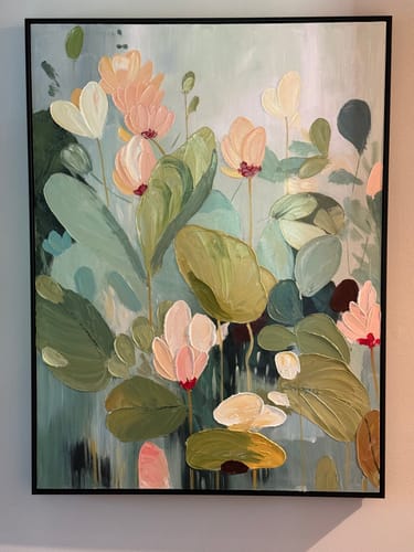 Customer photo review of Flower Canvas Art #FL021