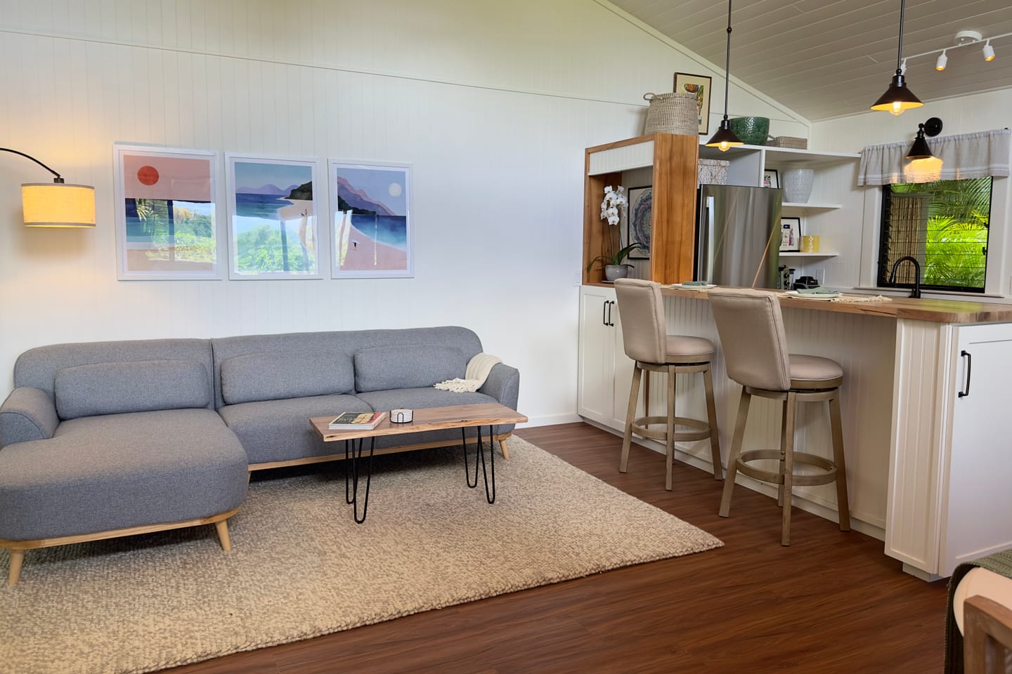 Customer photo review of Solid Wood Sectional