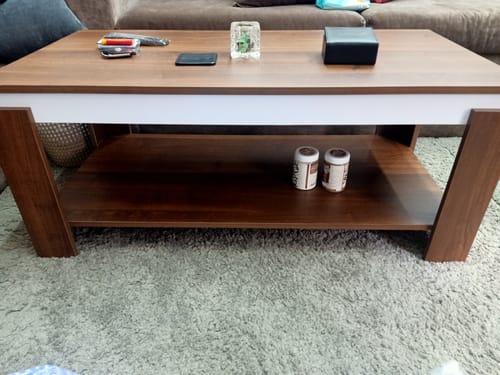 Customer photo review of ترابيزة قهوة 50×100سم - LOG352