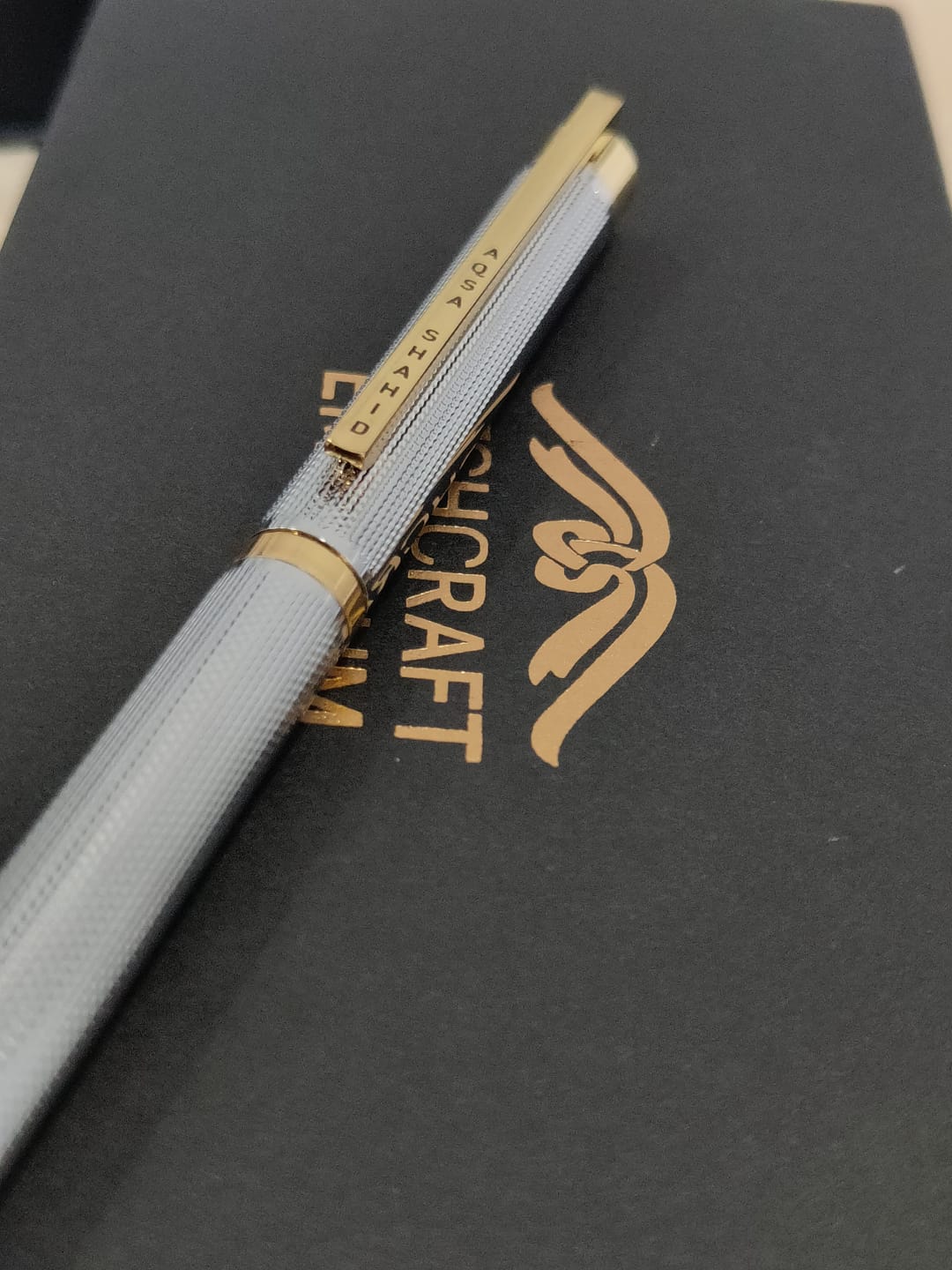Customer photo review of Personalised Name Pen
