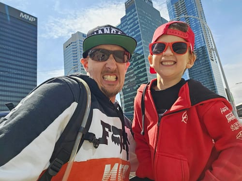 Customer photo review of Wangan Bayshore Route Flat Brim Cap