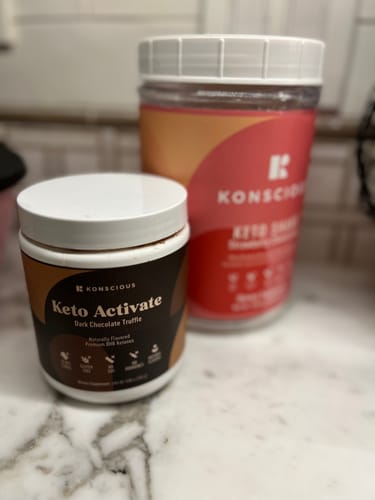 Customer photo review of Banana Creme Brulee Keto Shake
