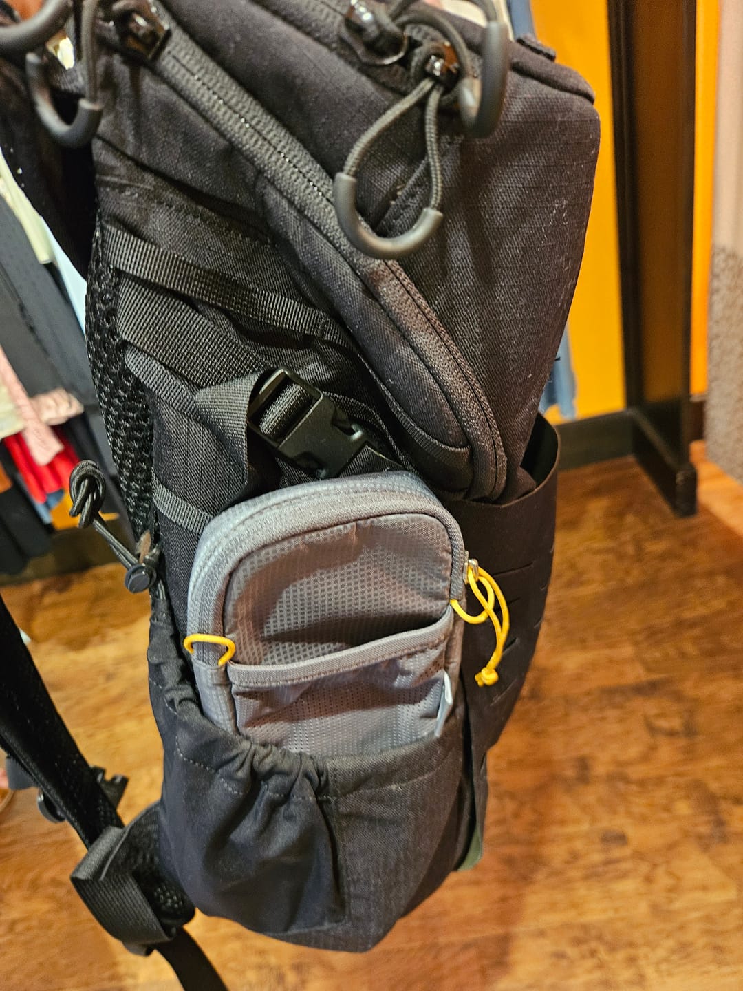 Customer photo review of Shoulder Strap Pocket