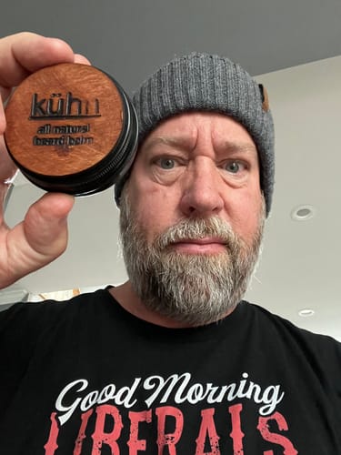Customer photo review of All Natual Beard Balm | 2oz
