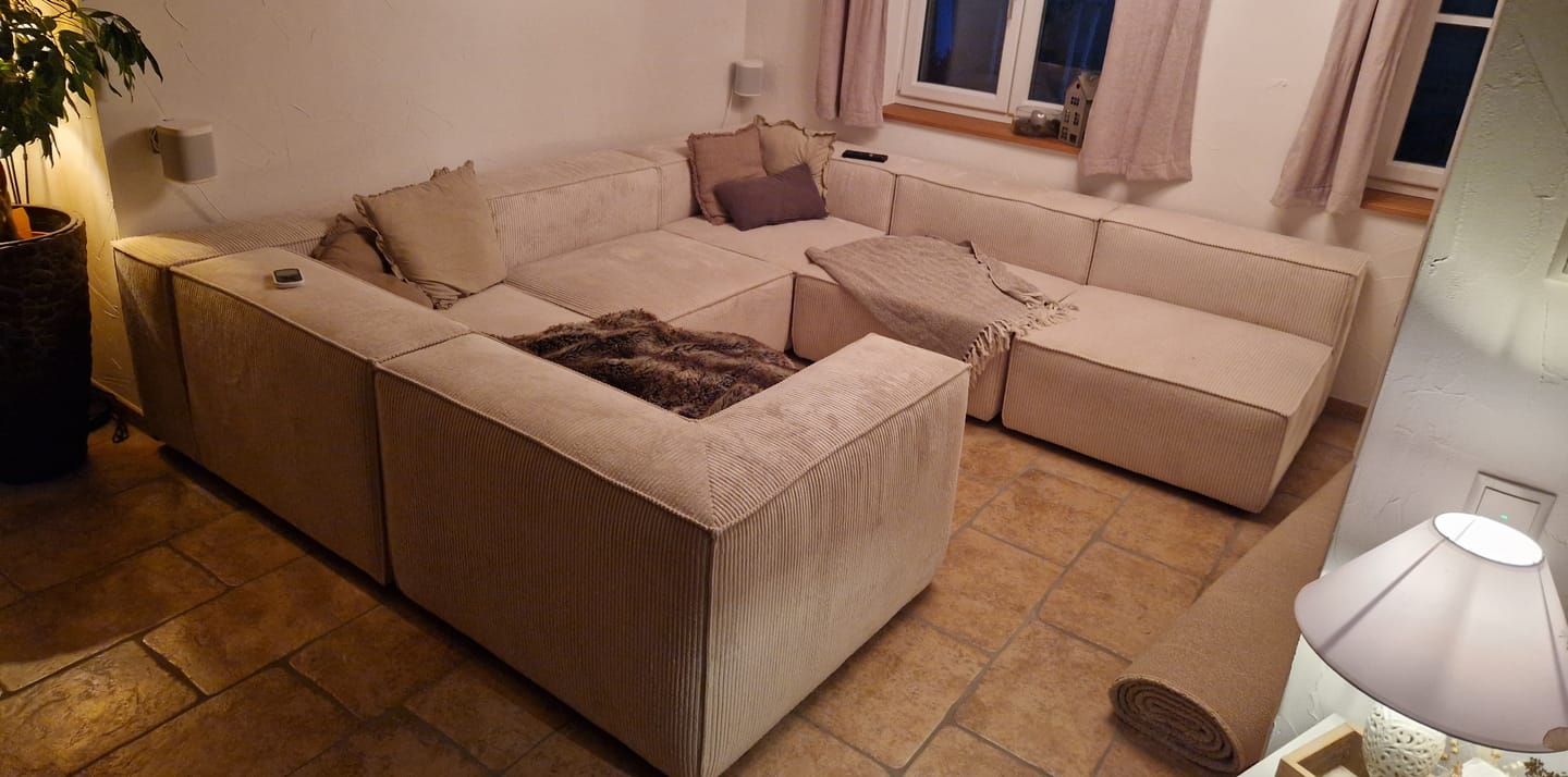 Customer photo review of Modulares L Ecksofa Sewilla
