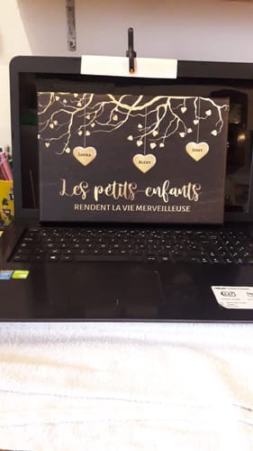 Customer photo review of Les petits-enfants (d'or) - Grands-parents-Toile