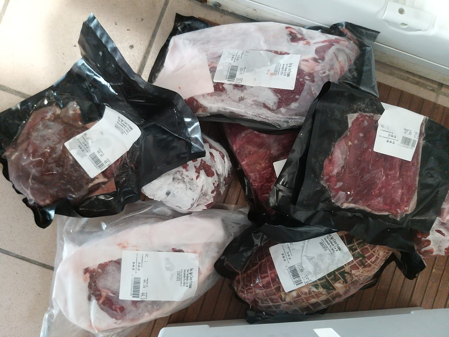 Customer photo review of Pacco Famiglia Scottona 6 Kg Grassfed