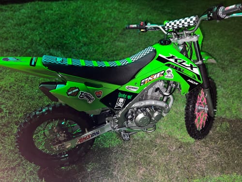 Customer photo review of Custom Seat Cover: 08-'24 KLX140 / KLX300R