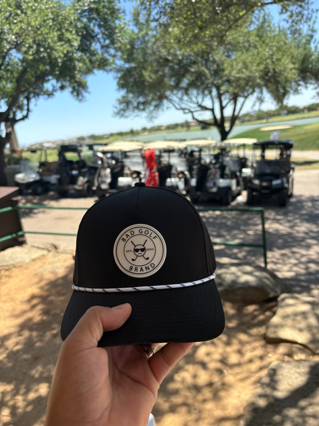 Customer photo review of Black Out - Dad Hat