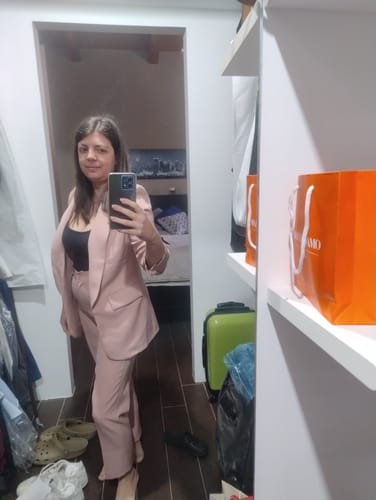 Customer photo review of Pantalone a sigaretta elegante