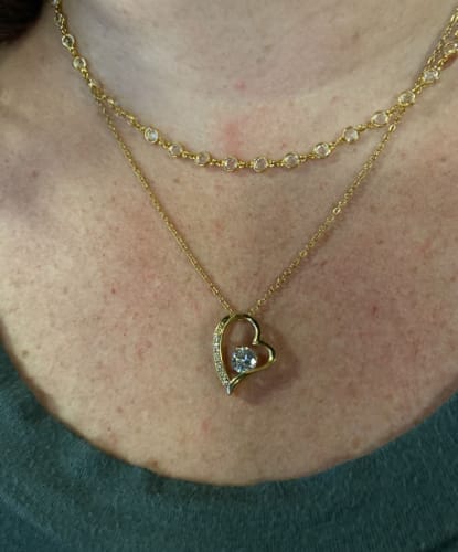 Customer photo review of Für Meine Geliebte Tochter - Ich liebe dich - Herz-Halskette
