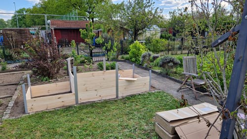 Customer photo review of 3m² Hochbeet ErnteMAXX in Siegerpodestform erhältlich in 2 Höhen