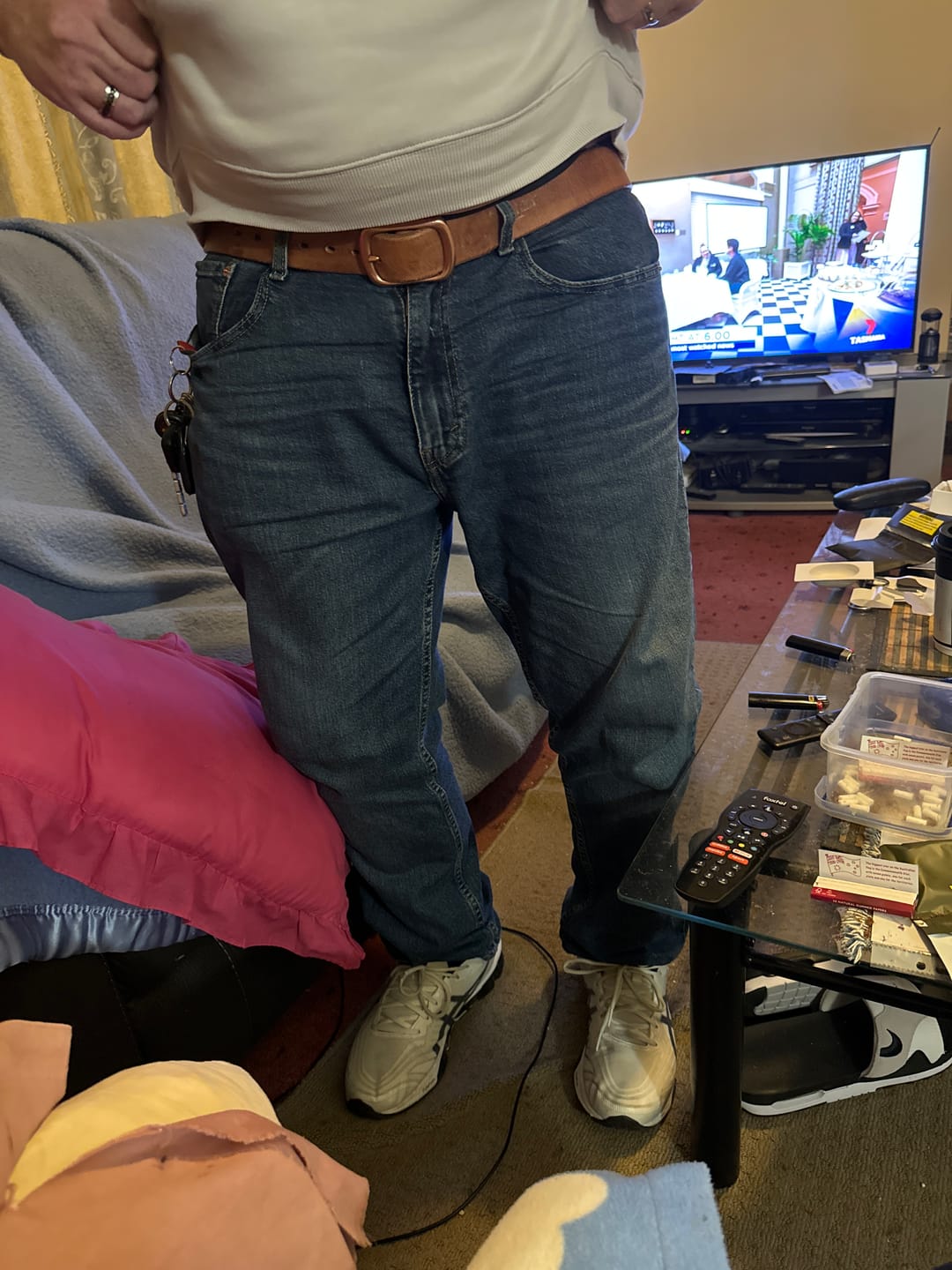 Customer photo review of The Patina King Belt