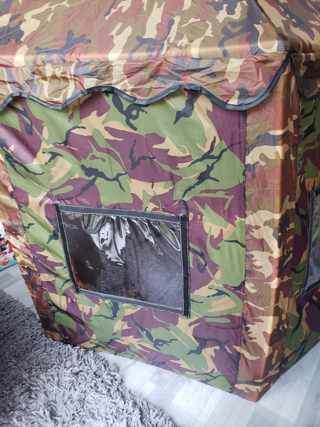 Customer photo review of Water Resistant Camouflage Ripstop Fabric