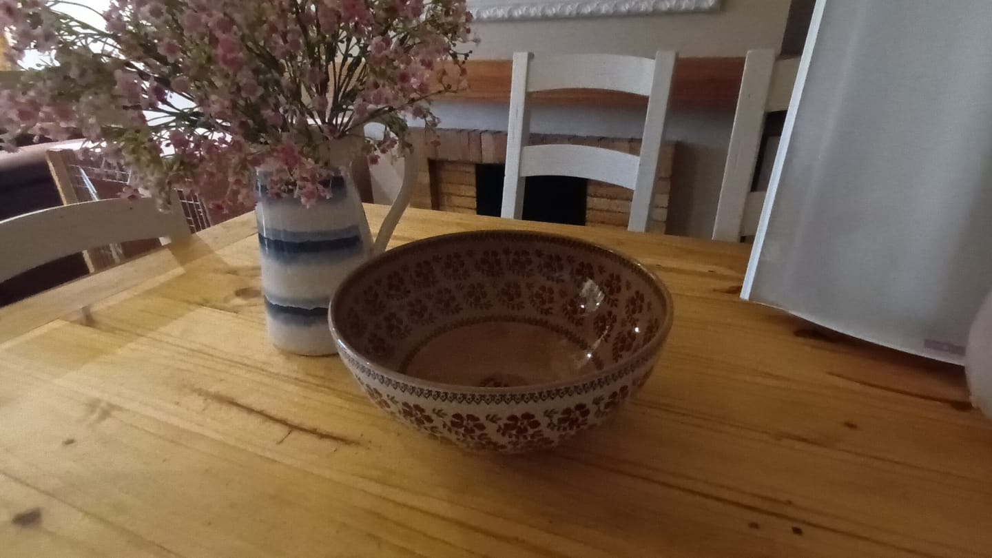 Customer photo review of Salad Bowl Old Rose