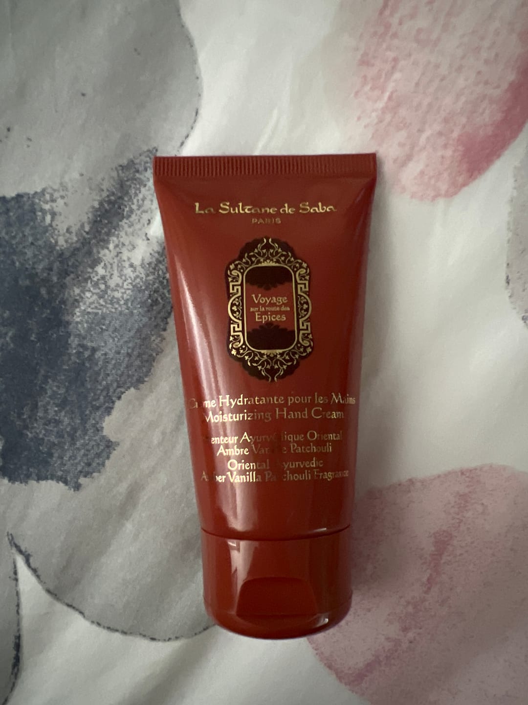 Customer photo review of Moisturizing Hand Cream -  Ayurvedic Treatment - Amber Vanilla Patchouli Journey To The Spices Route