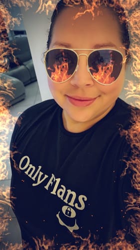 Customer photo review of Only Flans Cotton Tee