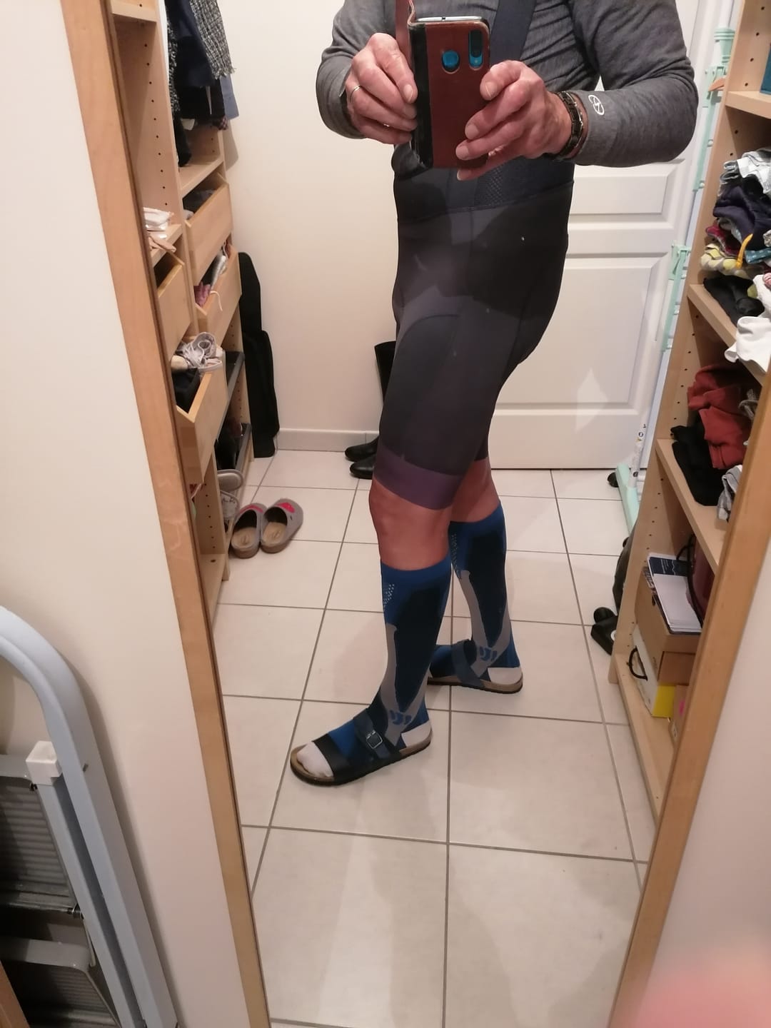 Customer photo review of Chaussettes de récupération vélo - CompressorMax