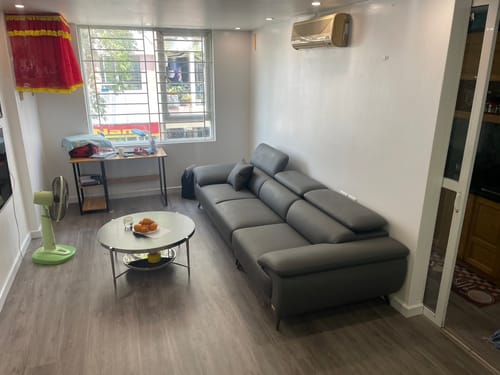 Customer photo review of PERRY - Sofa văng da 3 chỗ tựa gật gù