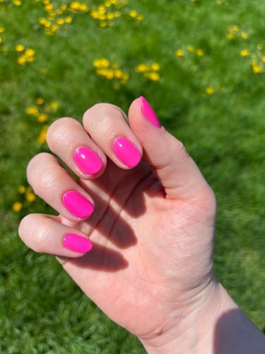 Customer photo review of Longwear Nail Polish - Otter Pop
