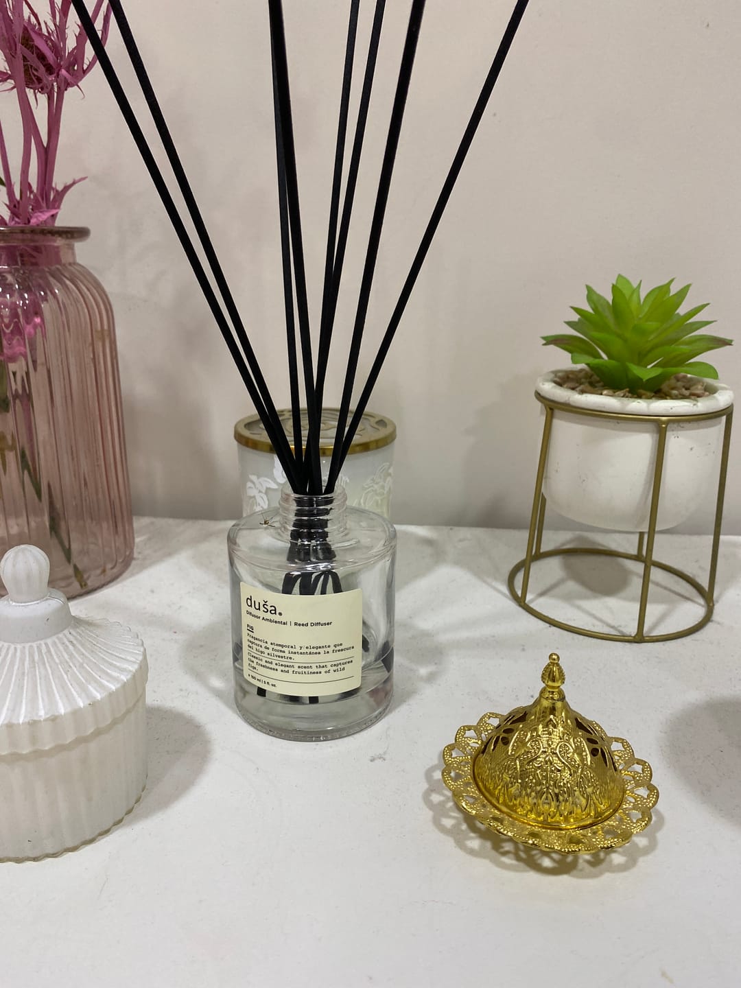 Customer photo review of Fig - Difusor de Varillas  | Difusor Ambiental Para el Hogar y la Oficina | Difusor de Aromas y Ambientadores - 150 ml