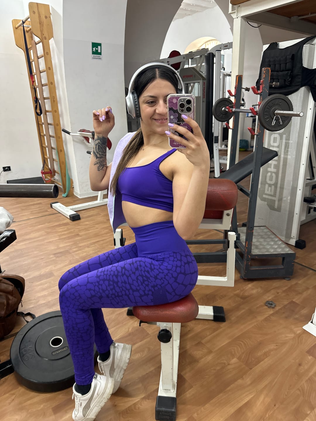 Customer photo review of Leggings All-up Cocco Viola