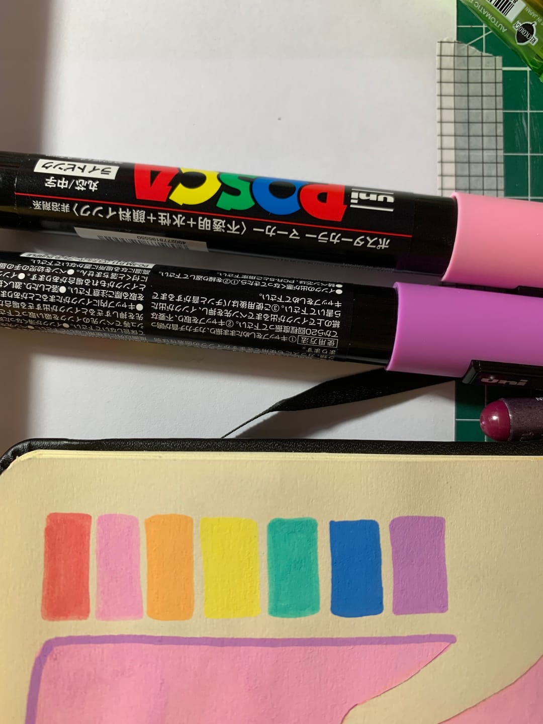 Customer photo review of Uni Posca PC-5M - Marcadores Medios Pastel (Japonés)