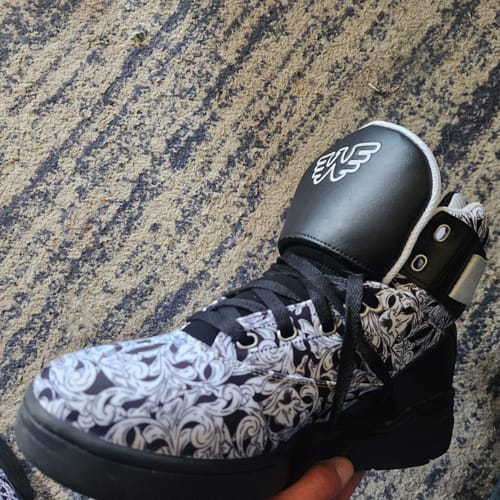 Customer photo review of Waylon Jennings x Patrick Ewing Basketball Sneaker