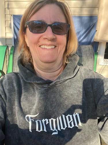 Customer photo review of Forgiven Hoodie