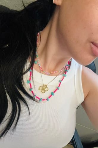 Customer photo review of Kylie Necklace