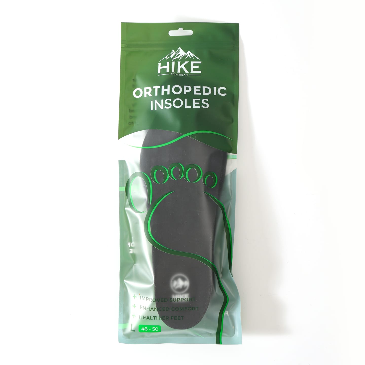 Customer photo review of HIKE® Orthopedic Soles - Pain relieving and shock absorbing foot pads