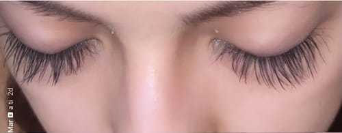Customer photo review of Suero para pestañas y cejas