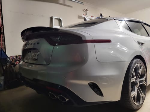 Customer photo review of MP Speed Style Rear Spoiler for 17+ KIA Stinger CK