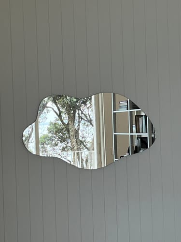 Customer photo review of Blob Full Length Wall Mirror