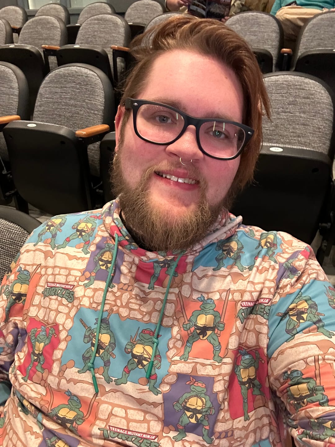 Customer photo review of Teenage Mutant Ninja Turtles "Cowabunga Covers" – Performance Hoodie