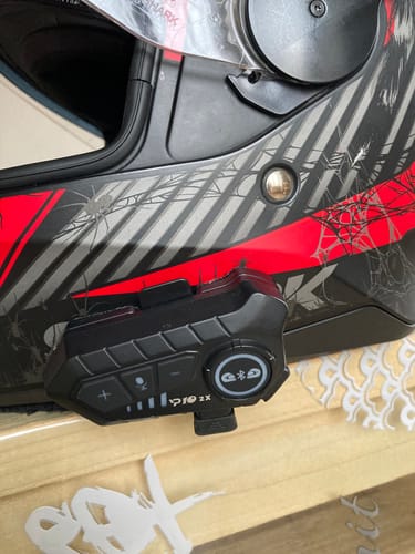 Customer photo review of Motarcom - L'intercom moto haut de gamme et abordable