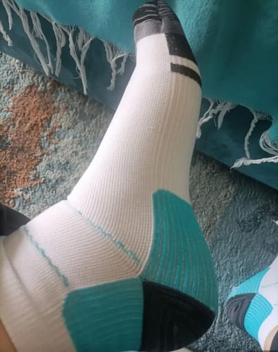 Customer photo review of revitalCare orthopädische Kompressionssocken Pro