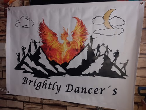 Customer photo review of Banner inkl. Druck