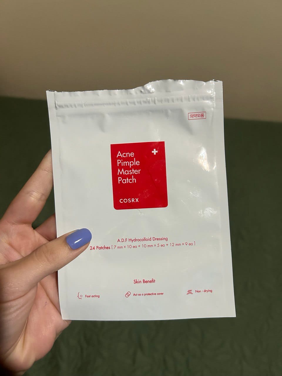 Customer photo review of Acne Pimple Master Patch (24 patches)