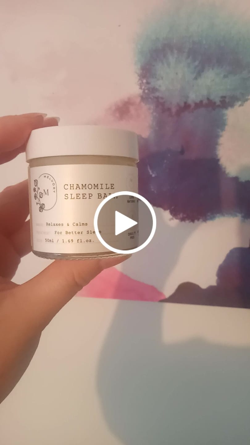 Customer video review of Chamomile Sleep Balm