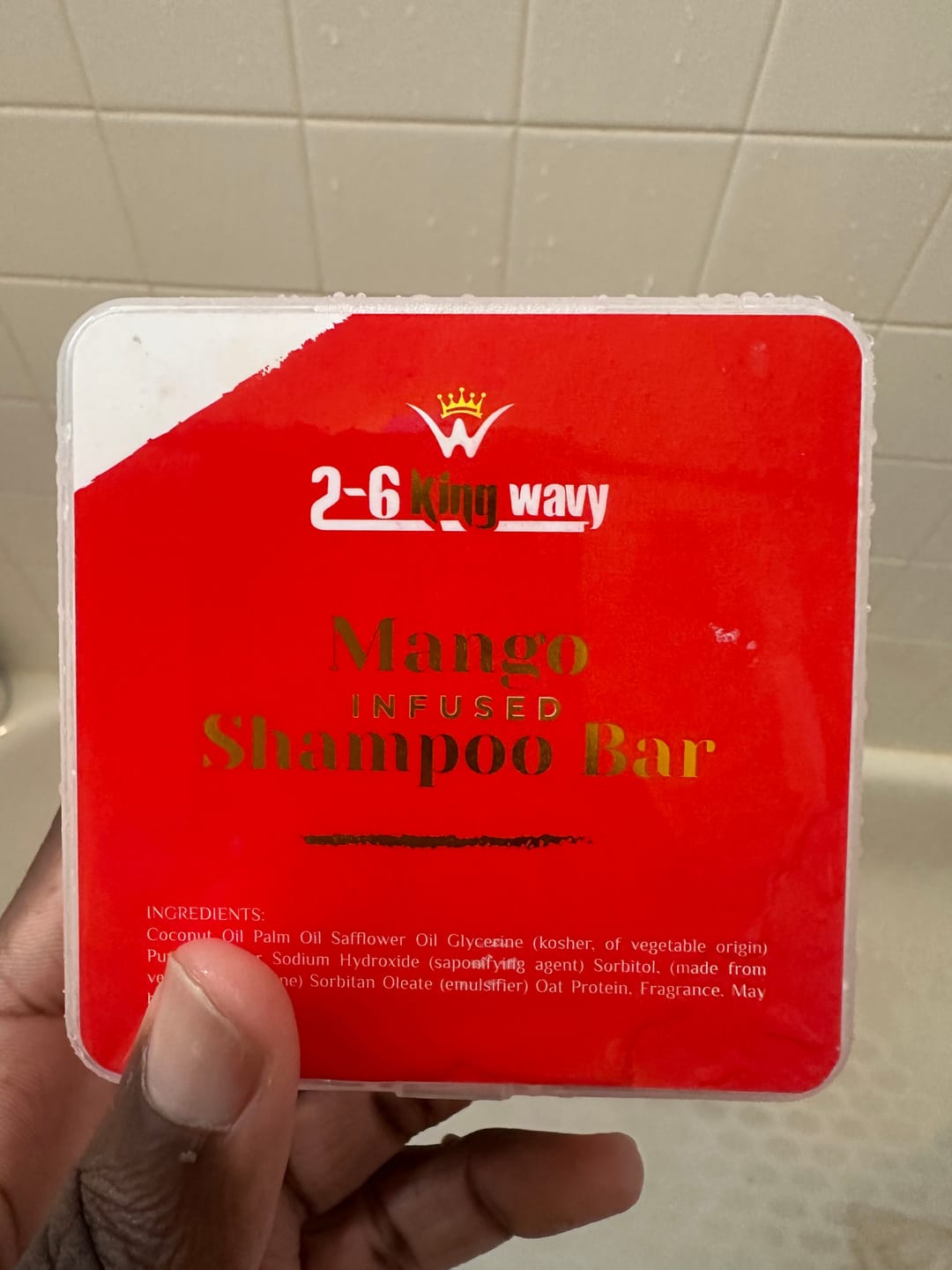 Customer photo review of Shampoo Bar