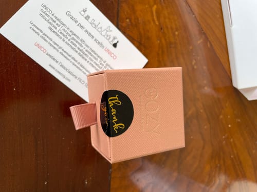 Customer photo review of UNICO L'ANELLO SIMBOLO DI FORZA E CORAGGIO
