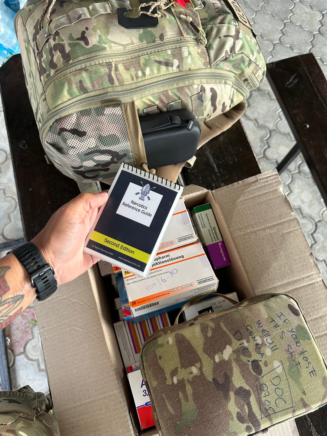 Customer photo review of 3rd Edition Medic Quick Reference Guide and 2nd Edition Narcotic Guide Pack Combo Pack (TM, C)
