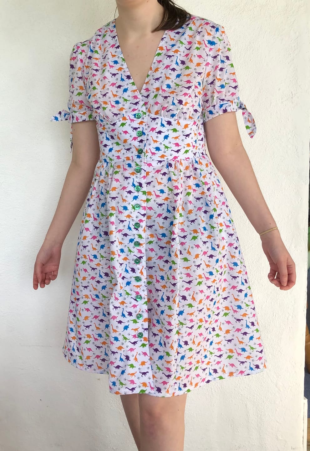 Customer photo review of Mini Dinosaurs Polycotton Fabric