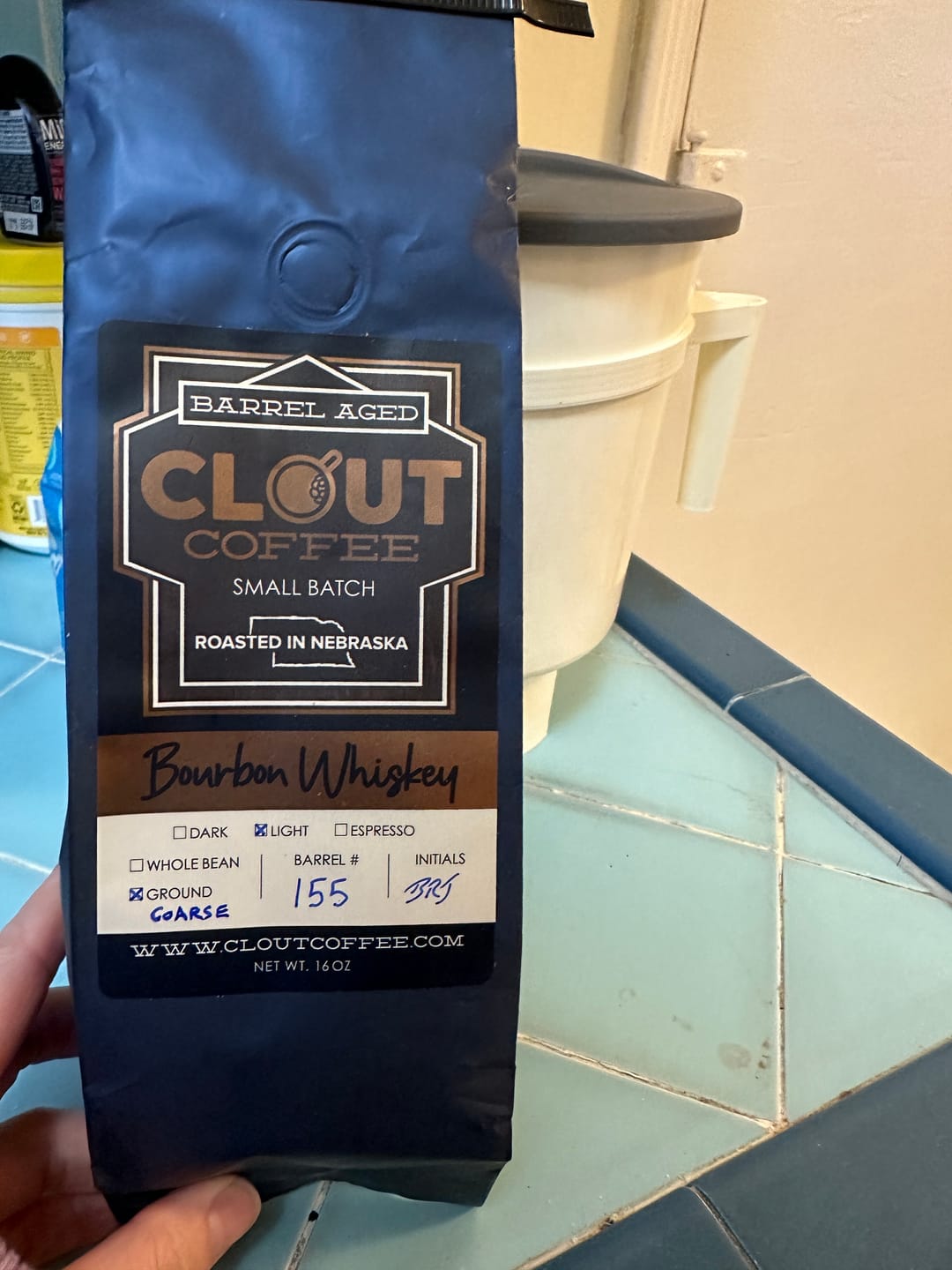 Customer photo review of Bourbon Whiskey | 16oz