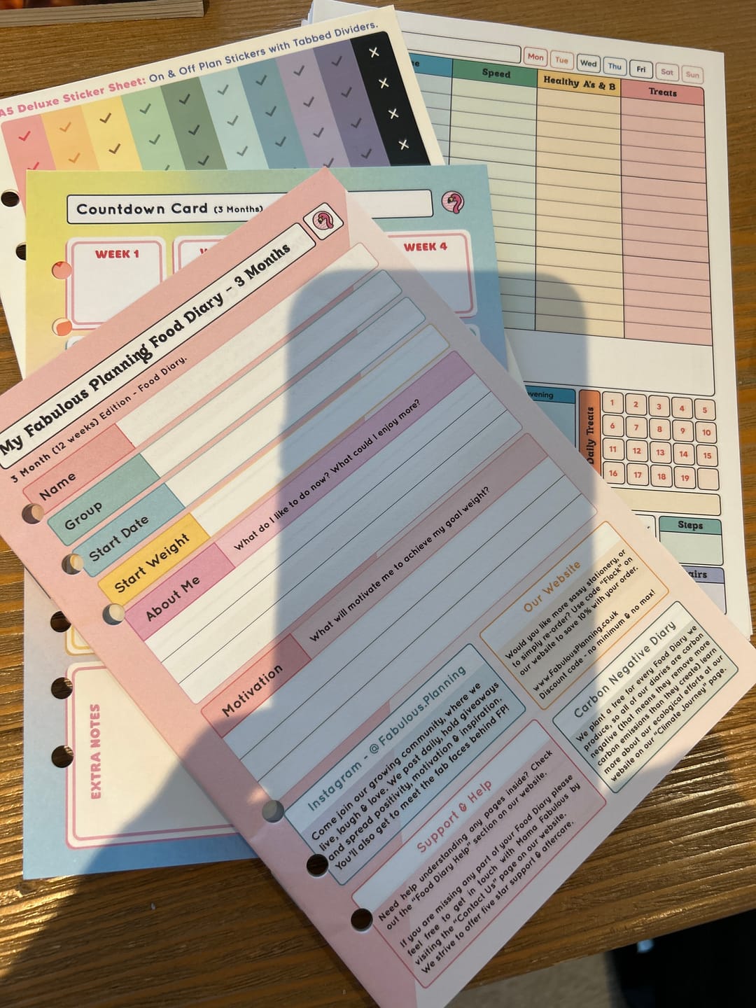 Customer photo review of Slimming World - Compact - Organiser Refill