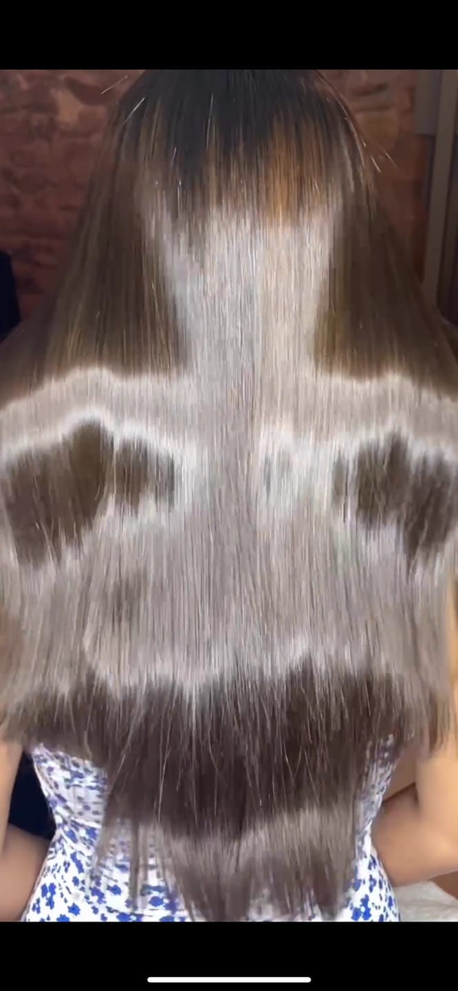 Customer photo review of Routine brillance - Shampoing & Soin